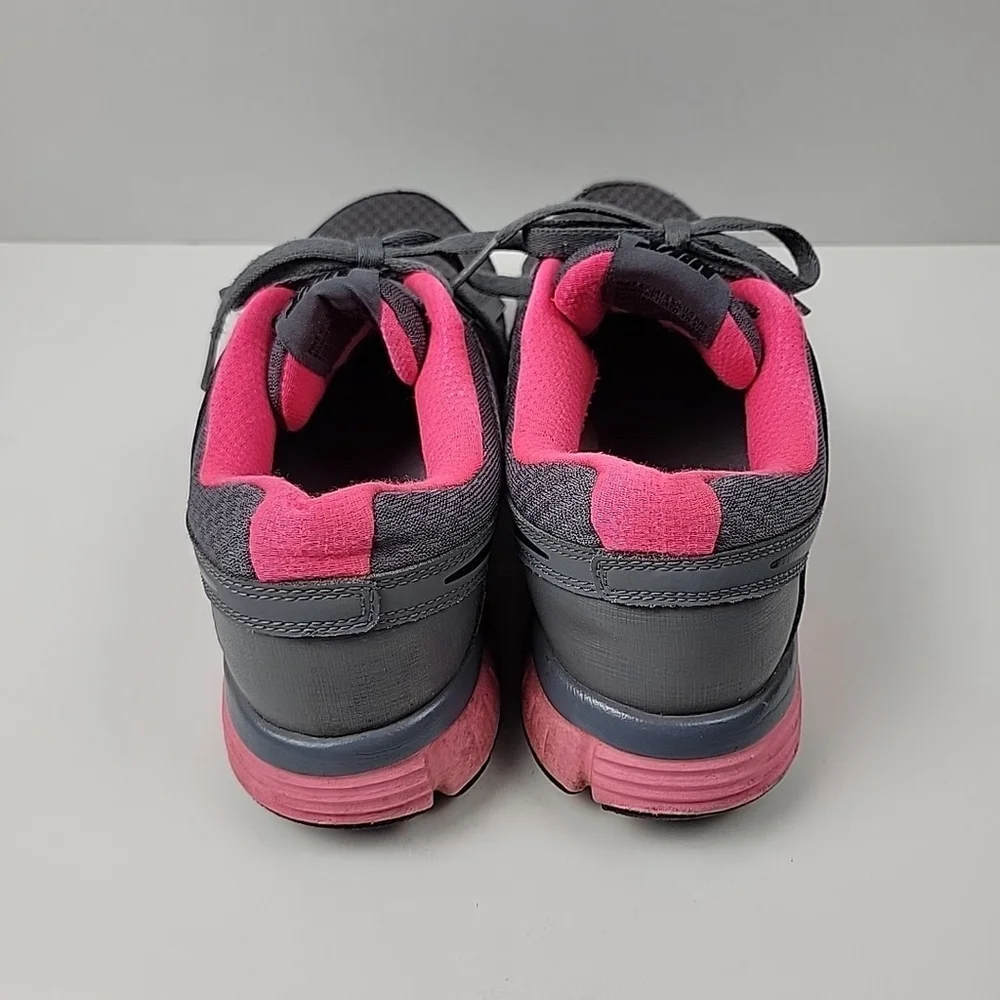 Nike Dual Fusion‎ ST2 Women Size 8 Gray Pink Athletic Running Shoes - Picture 4 of 6